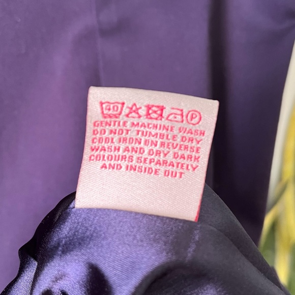 Boden•geometric•navy/purple sheath dress•sz 10 - Picture 6 of 10